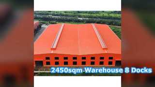 Steel Warehouse 2450sqm 8 Docks