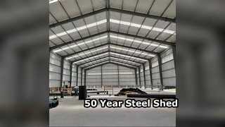 50 Year Steel Shed Double Layer Anti Corrosion Protection
