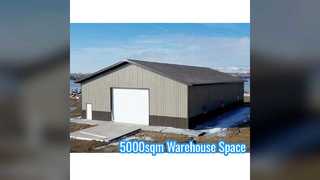 5000sqm Clear Span Steel Warehouse