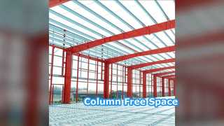 50m Clear Span Steel Exhibition Hall