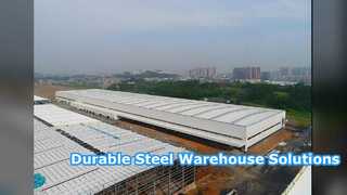 Durable Hot Dip Galvanized Steel Warehouse Shed Construction