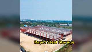 Quick Steel Storage Building Fast Assembly