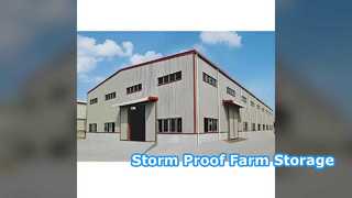 Wind Resistant Steel Farm Sheds for Extreme Weather